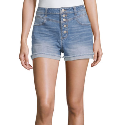 high waisted shorts jcpenney