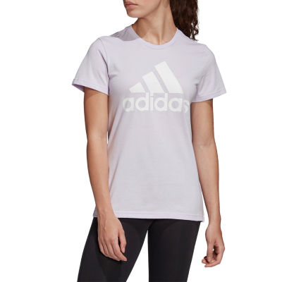 purple adidas shirt womens