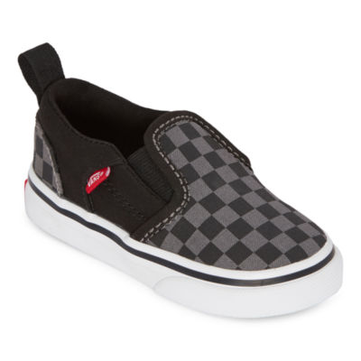 white slip on vans jcpenney