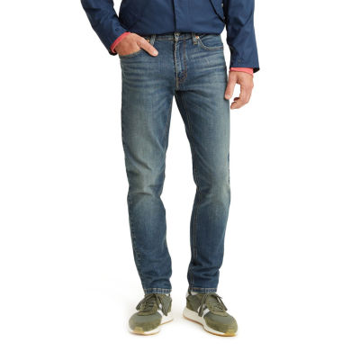 tapered athletic jeans