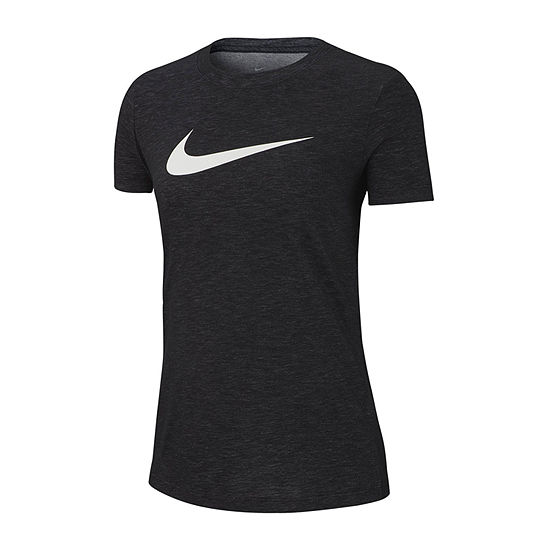Nike Womens Crew Neck Short Sleeve Graphic T-Shirt