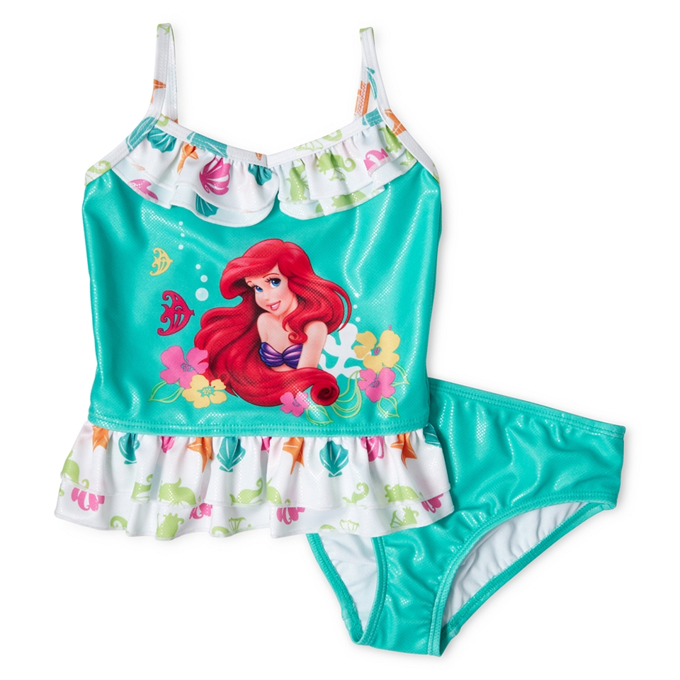 Disney Ariel 2 pc. Swimsuit, Green, Girls