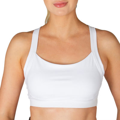 jockey white sports bra