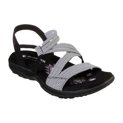 black footbed sandals