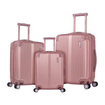 Rockland Abs Non Expandable 3pc. Hardside Lightweight Luggage Set F236