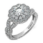 Womens 2 1/3 CT. T.W. Cubic Zirconia Sterling Silver Dome Cocktail Ring