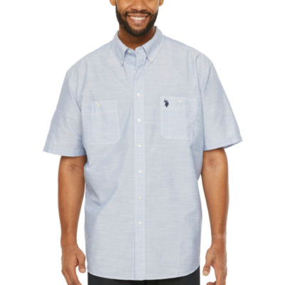 jcpenney big and tall short sleeve dress shirts