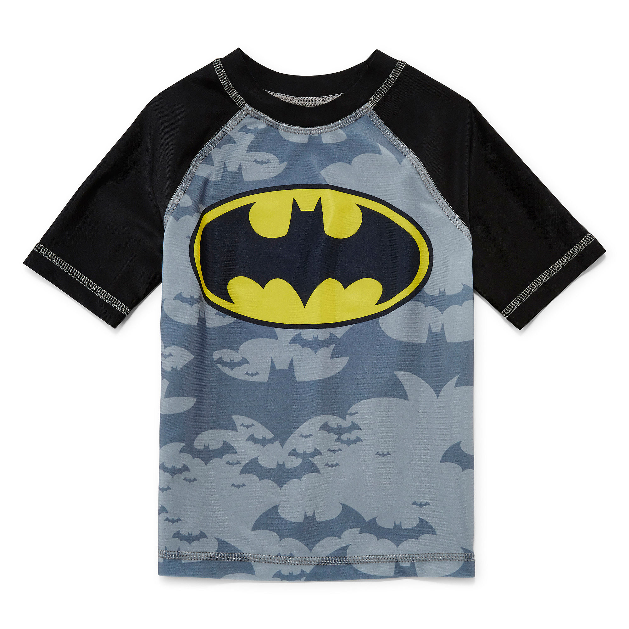 UPC 024054426944 - DC Comics Batman Short-Sleeve Rash Guard - Boys 2t ...