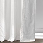 Exclusive Fabrics & Furnishing Vintage Textured Faux Dupioni Energy Saving Blackout Grommet Top Single Curtain Panel