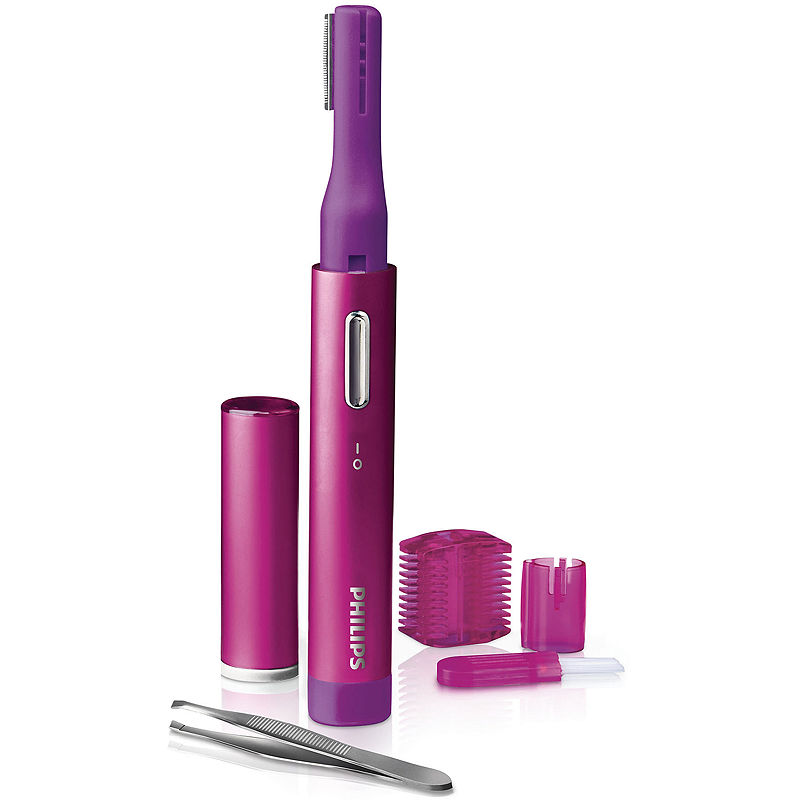 Philips PrecisionPerfect compact Precision Trimmer for Women, Facial hair & Eyebrows HP6390/51