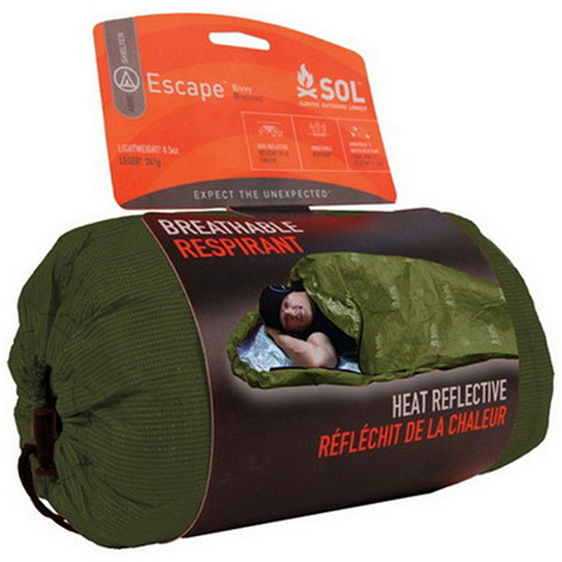 Survive Outdoors Longer 70% Reflective Escape Bivvy  Green