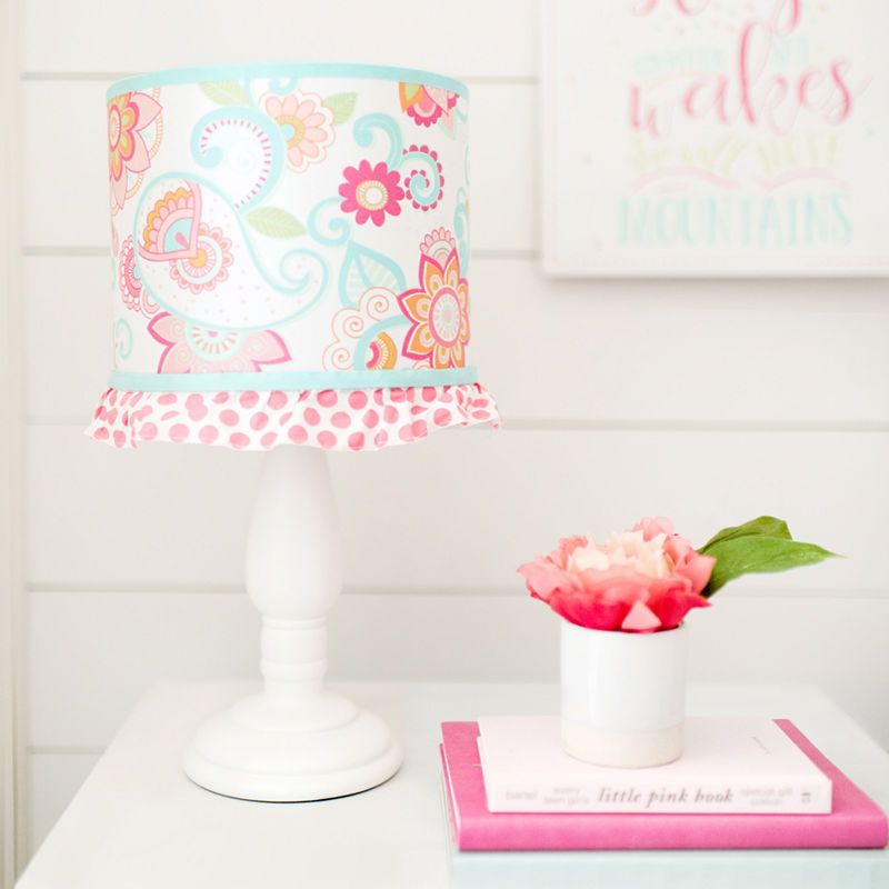My Baby Sam Gypsy Baby Table Lamp, Girls, Pink