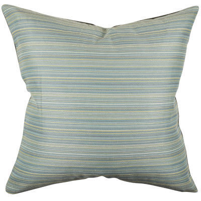 Blue Ticking Stripe Designer Throw Pillow - JCPenney