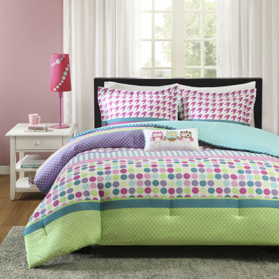 Mi Zone Jenny Polka Dot Comforter Set