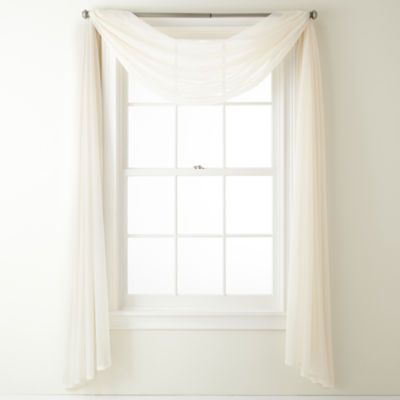 Home Expressions Lisette Sheer Scarf Valance