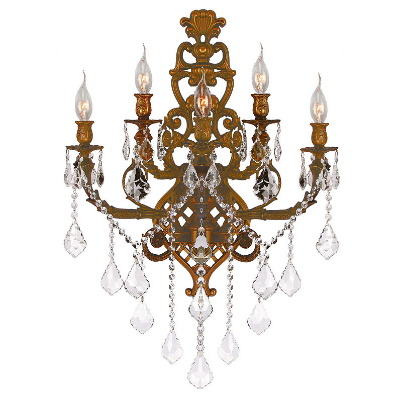 Versailles Collection 5 Light Crystal Wall Sconce19