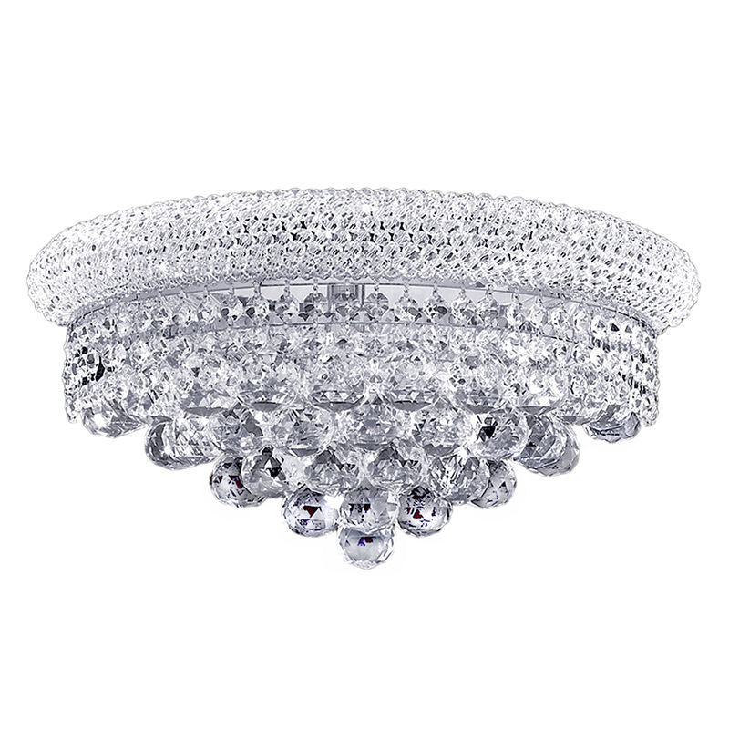 Empire Collection 3 Light Clear Crystal Wall Sconce Light 16