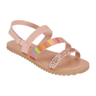 girls rose gold sandals