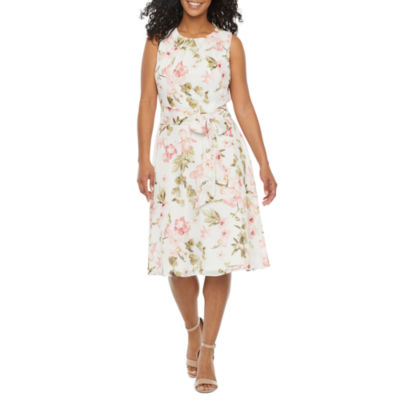 jessica howard floral fit and flare dress
