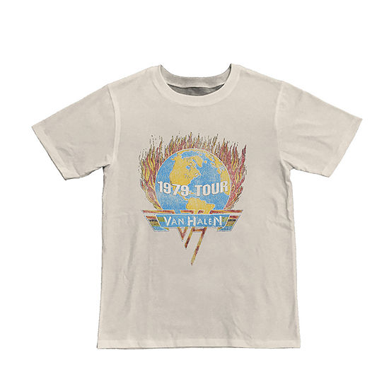 Van Halen Mens Crew Neck Short Sleeve Slim Fit Graphic T-Shirt