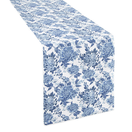 Homewear Blue Floral Table Runner