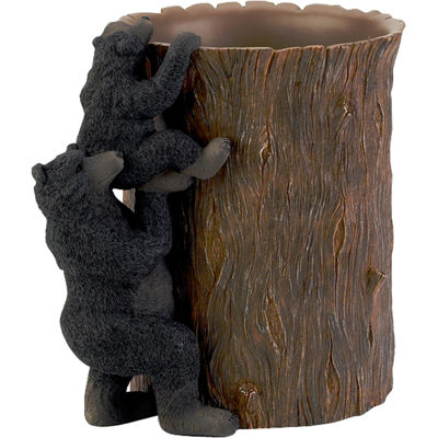 Avanti Black Bear Lodge Wastebasket, Color Multi JCPenney