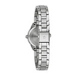 Bulova Sutton Womens Silver Tone Stainless Steel Bracelet Watch 96l285