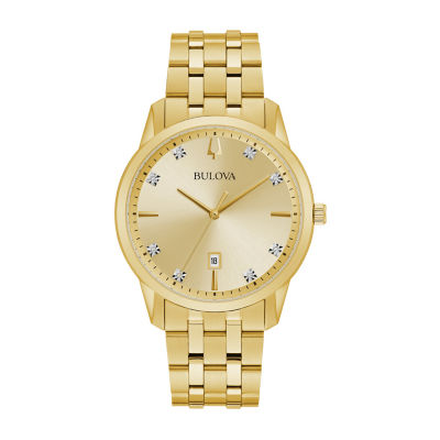 all gold bulova watch