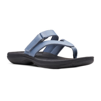 jcpenney clarks flip flops