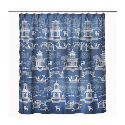 Saturday Knight Vern Yip Chinoiserie Shower Curtain Color Blue Jcpenney