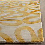 Safavieh Dip Dye Collection Chloe Floral Square Area Rug