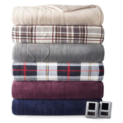 Biddeford Plush Heated Blanket JCPenney