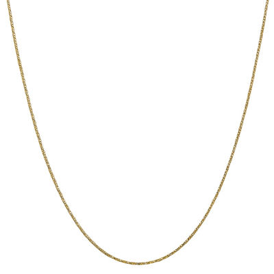 14K Gold 16 Inch Solid Box Chain Necklace JCPenney