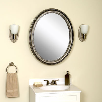 Zenna Home Oval Medicine Cabinet