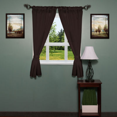 Lauren Diamond Pattern Fabric Bathroom Window Curtain With