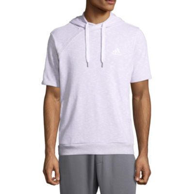 adidas men's short sleeve hoodie