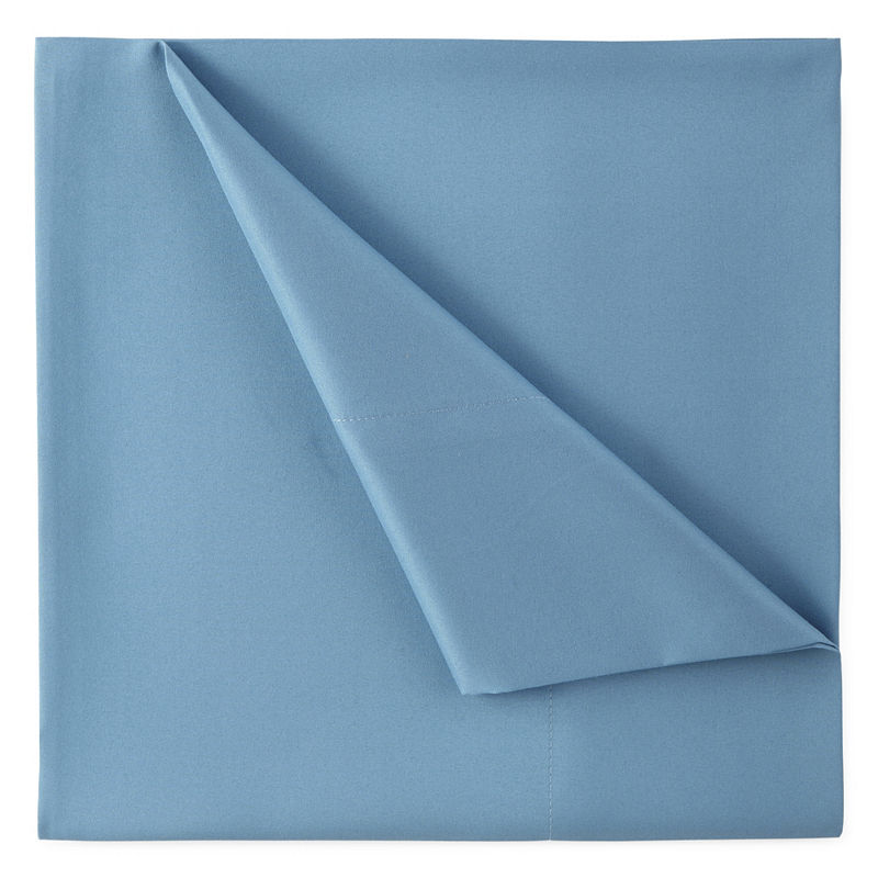 Home Expressions Microfiber Plus Easy Care Wrinkle Resistant Sheet Set, Queen, Blue