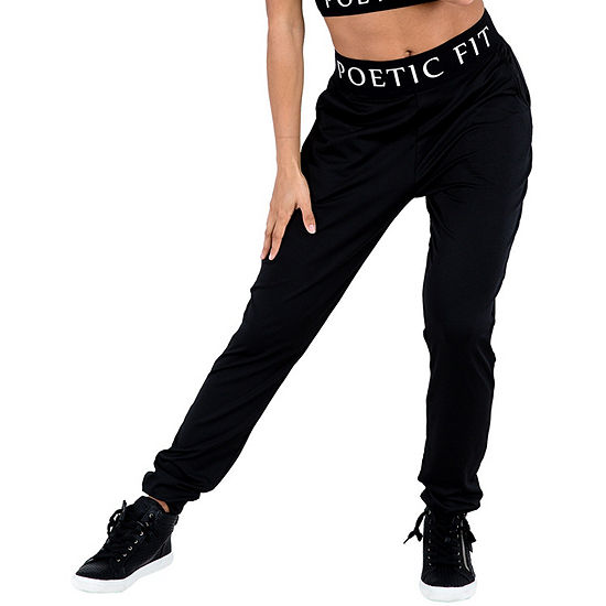 Poetic Justice Lex Womens Mid Rise Jogger Pant
