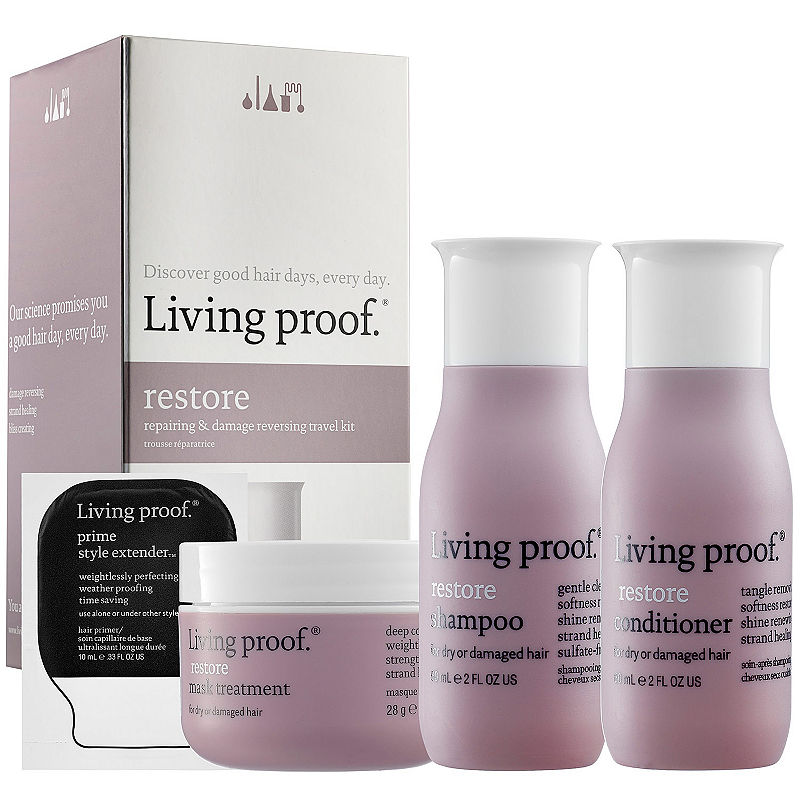 UPC 854924004718 product image for LIVING PROOF Restore Repairing & Damage Reversing Travel Kit | upcitemdb.com
