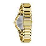 Caravelle Designed By Bulova Mens Gold Tone Stainless Steel Bracelet Watch 44d100