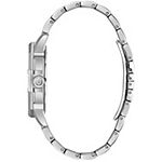 Bulova Octava Mens Silver Tone Stainless Steel Bracelet Watch 96c134