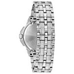 Bulova Octava Mens Silver Tone Stainless Steel Bracelet Watch 96c134
