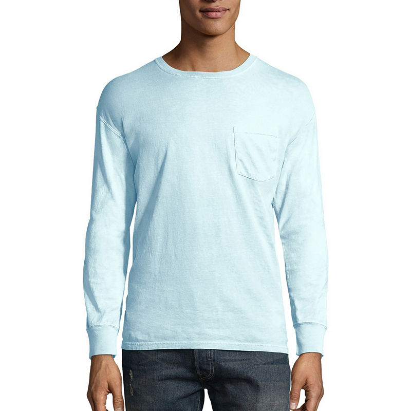 UPC 738994348210 product image for Hanes Long Sleeve Crew Neck T-Shirt | upcitemdb.com