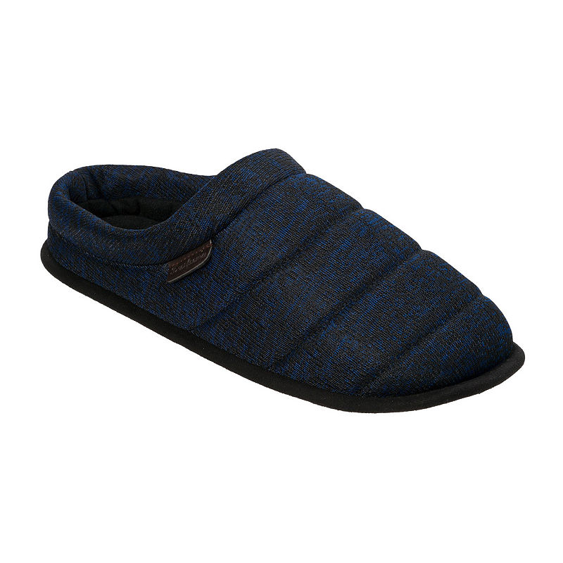 Dearfoams Quilted Clog Slippers, Mens, Size X-Large, Blue