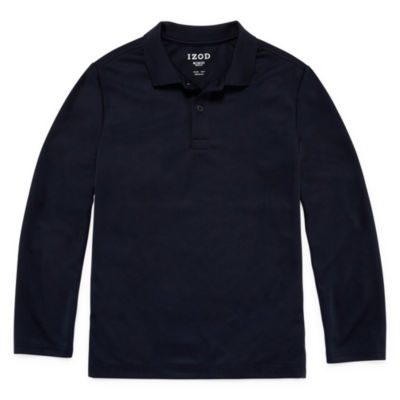 izod long sleeve polo shirts