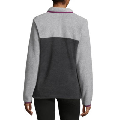 columbia three lakes half snap fleece lightweight jacket