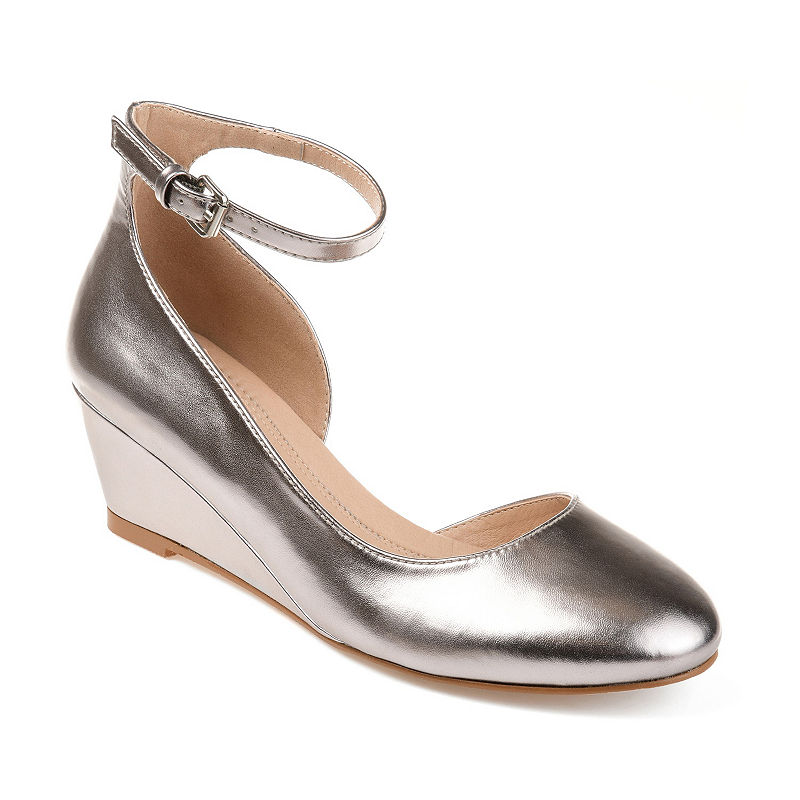 Journee Collection Jc Seely Women'S Pumps, Pewter, 9 1/2 Medium