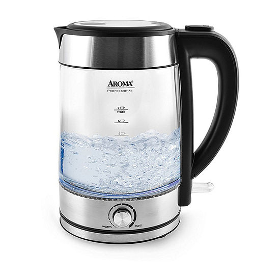 Aroma 1.7L Dial Electric Glass Kettle