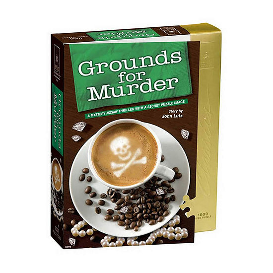 BePuzzled Grounds For Murder Classic Mystery Jigsaw Puzzle: 1000 Pcs
