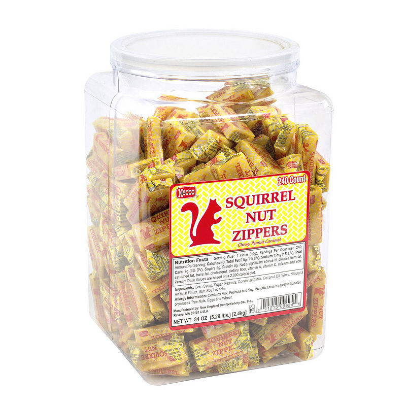 UPC 011215096245 product image for Squirrel Nut Zippers Tub 240 Count | upcitemdb.com